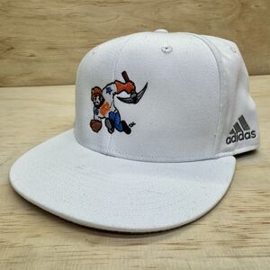USED UTEP Miners Adidas Paydirt Pete Football Team Issue White Snapback Cap OSFM